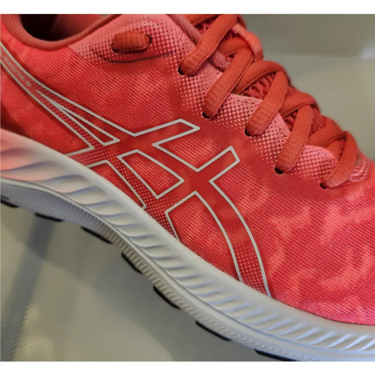 Asics shoes - GEL-EXCITE 8 TWIST - TWIST - 1012B085-706 - Pink Grapefruit/White 11
