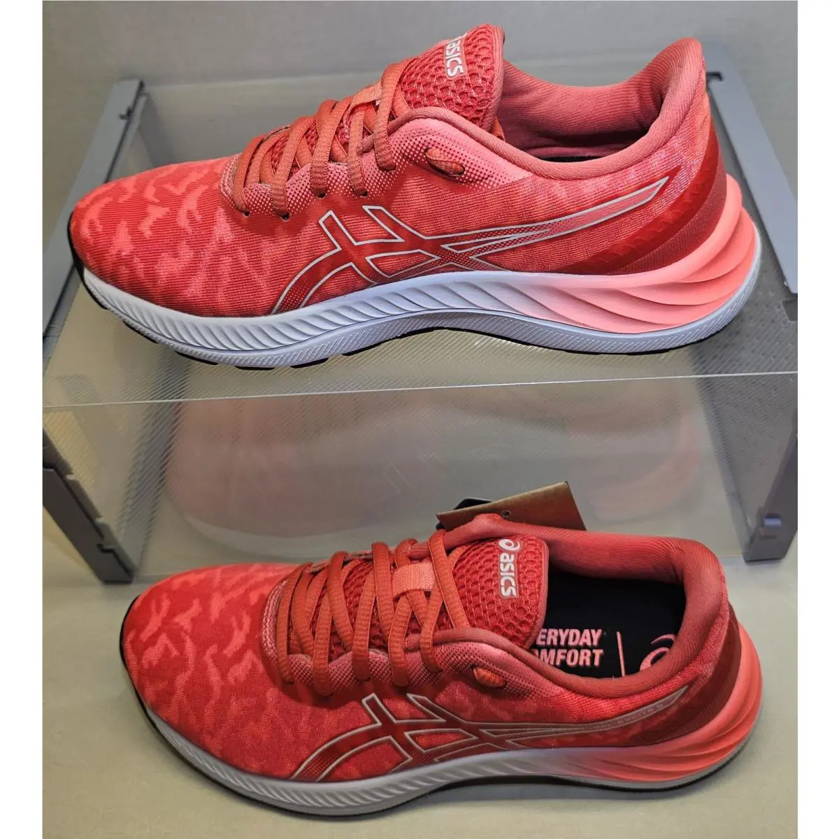 Asics shoes - GEL-EXCITE 8 TWIST - TWIST - 1012B085-706 - Pink Grapefruit/White 0