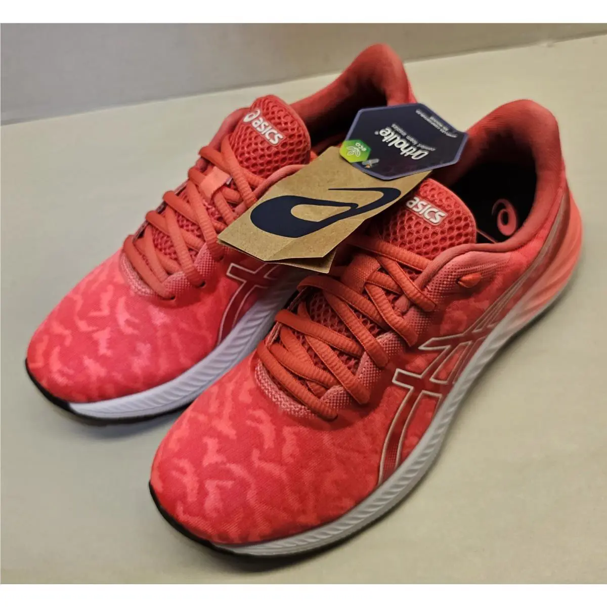 Asics shoes - GEL-EXCITE 8 TWIST - TWIST - 1012B085-706 - Pink Grapefruit/White 4