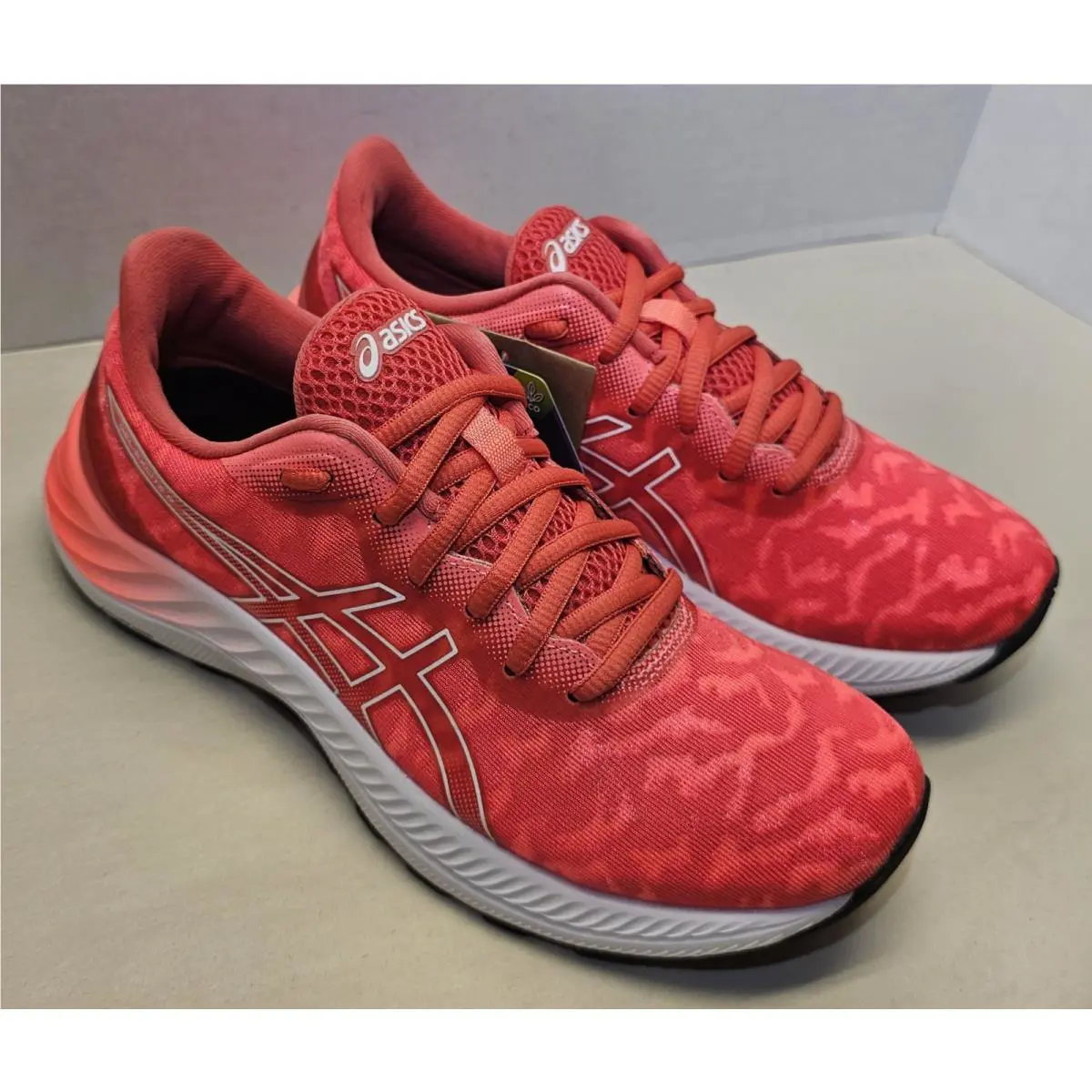 Asics shoes - GEL-EXCITE 8 TWIST - TWIST - 1012B085-706 - Pink Grapefruit/White 5