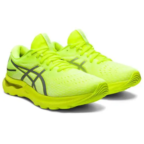 Asics Gel Nimbus 24 Mens Running Shoes Lite-show/safety Yellow Size 10