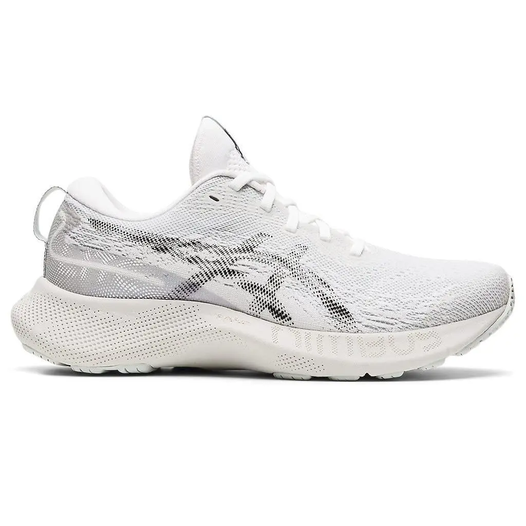 Asics Women` Gel-nimbus Lite 3 Running Shoes 11 US White/black