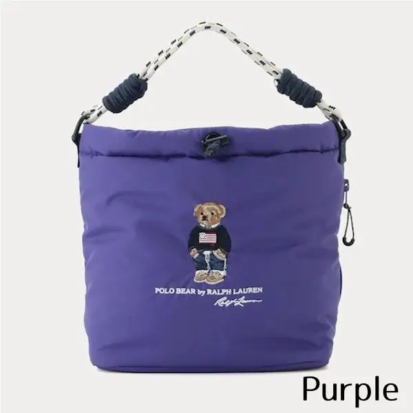 Polo Ralph Lauren Rain Bag Shoulder Flag Bear unisex/4-color Water-repellent