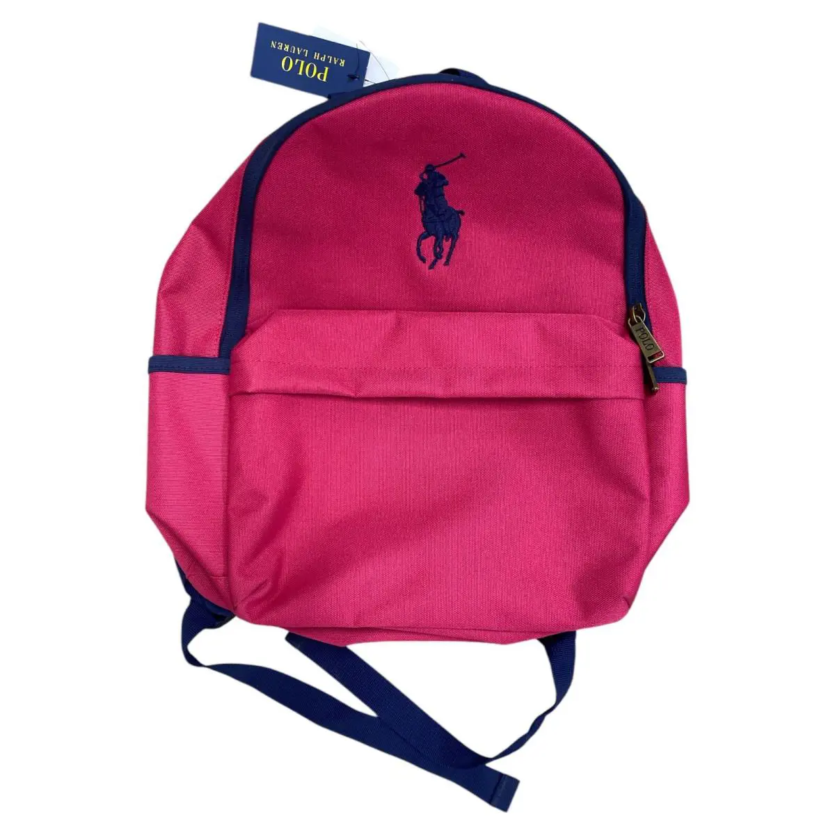 Polo Ralph Lauren Backpack Sport Pink Big Pony Logo Bag - Pink
