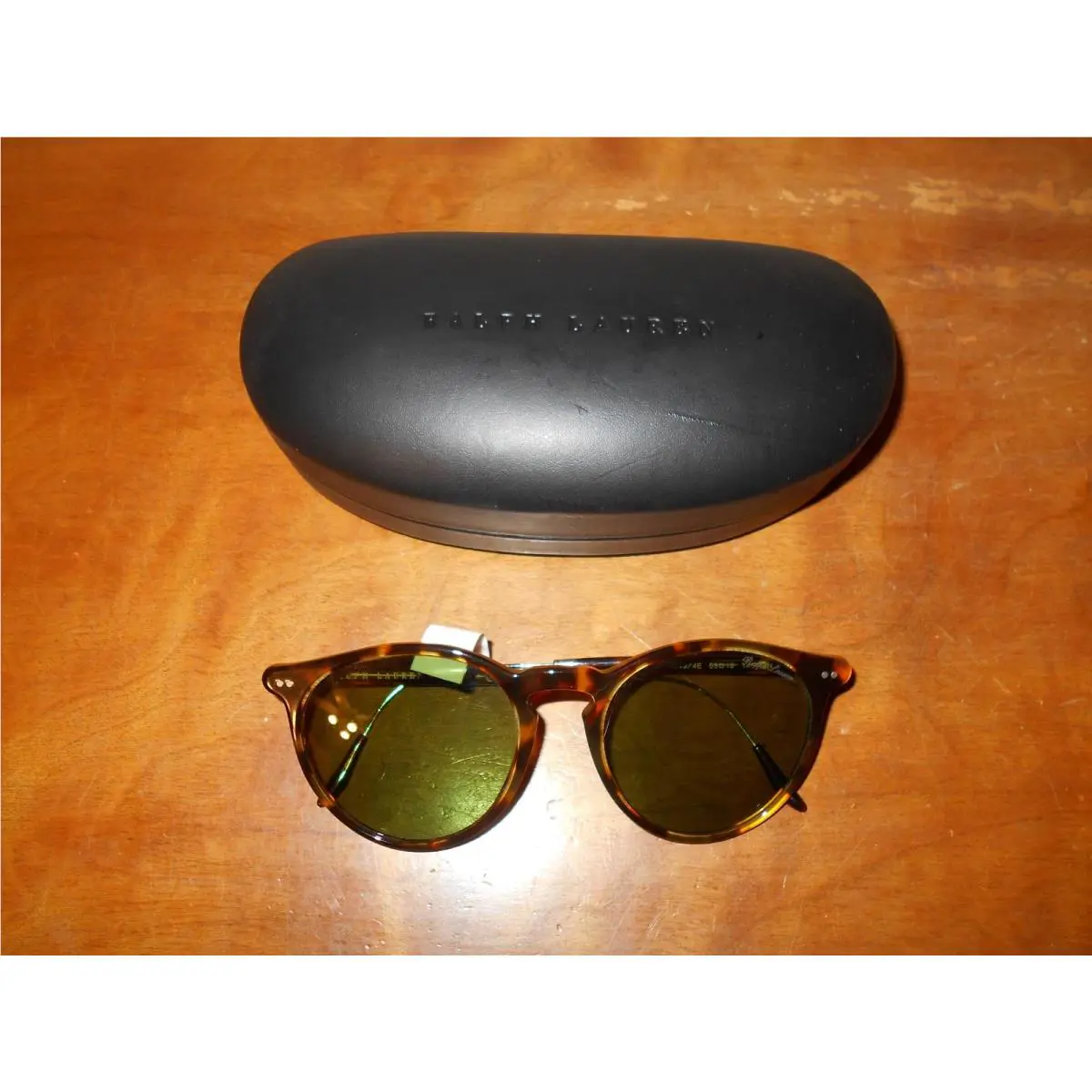 Ralph Lauren RL 8181-P 5249/4E Havana Frame Green Glass Lenses Sunglasses W/case