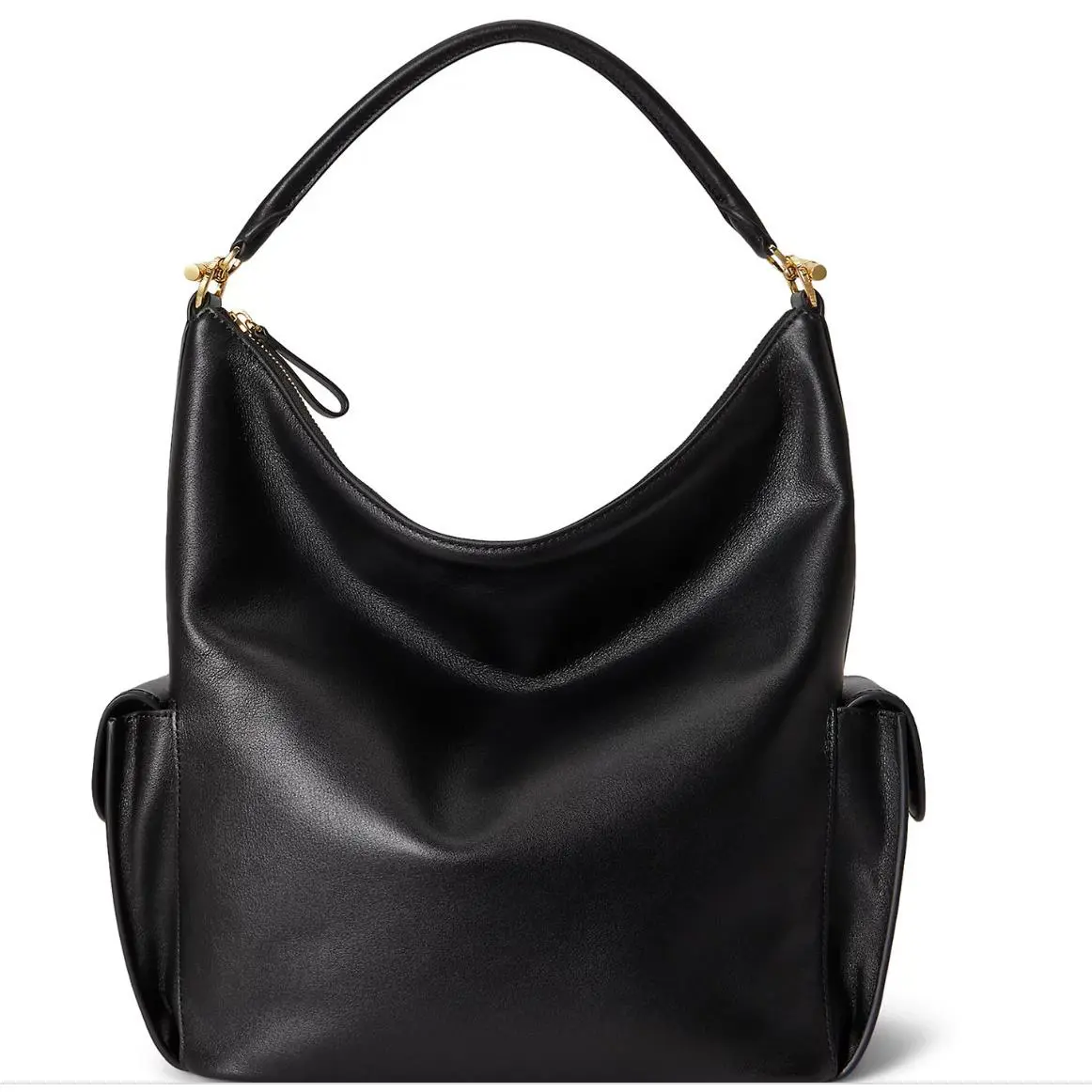 Ralph Lauren Nappa Leather Large Blaike Shoulder Bag