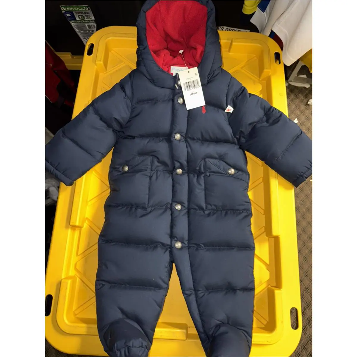Ralph Lauren Bunting 3/6 Months Blue B91