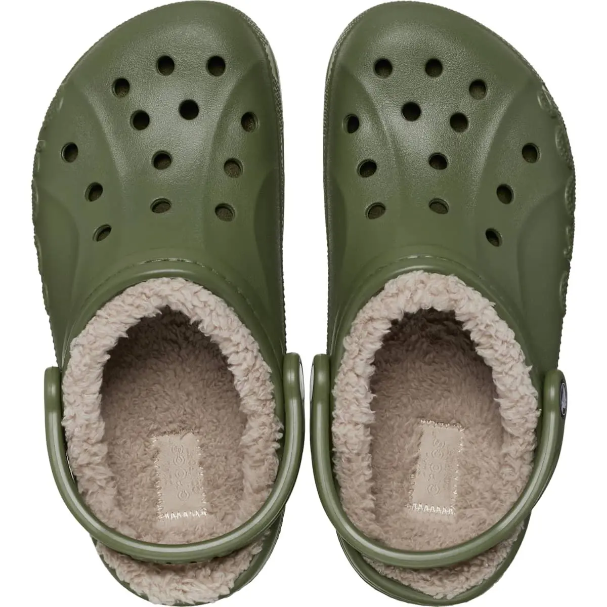 Crocs shoes - Crocs Baya Lined Clog - Baya Lined Clog - White - White/Light Gray 19
