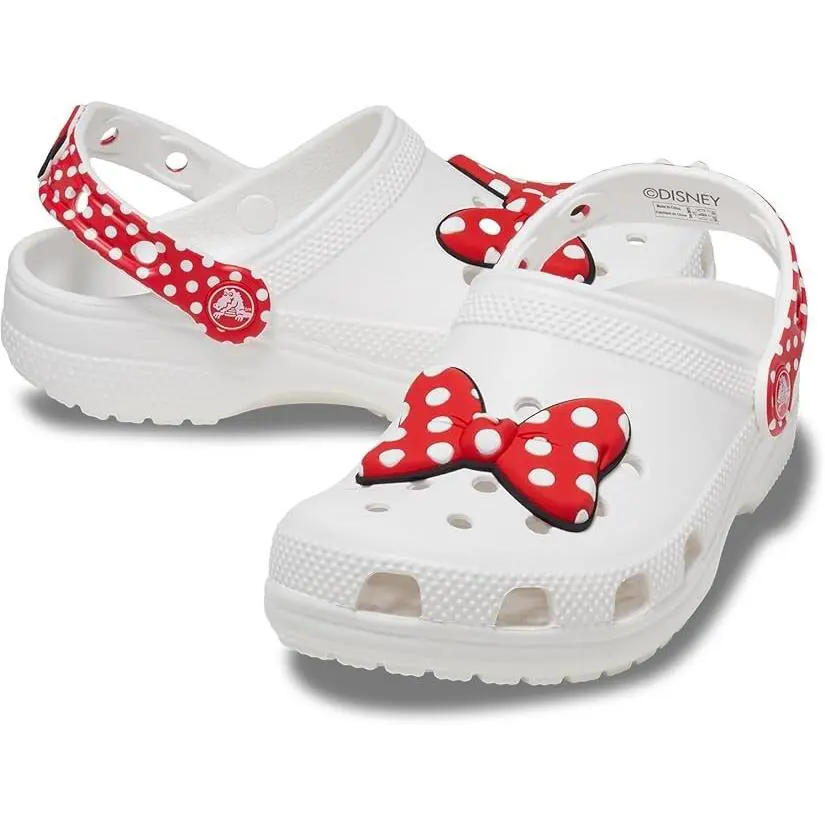 Crocs Unisex-child Kids` Disney Clog Mickey Minnie Mouse Shoes - White