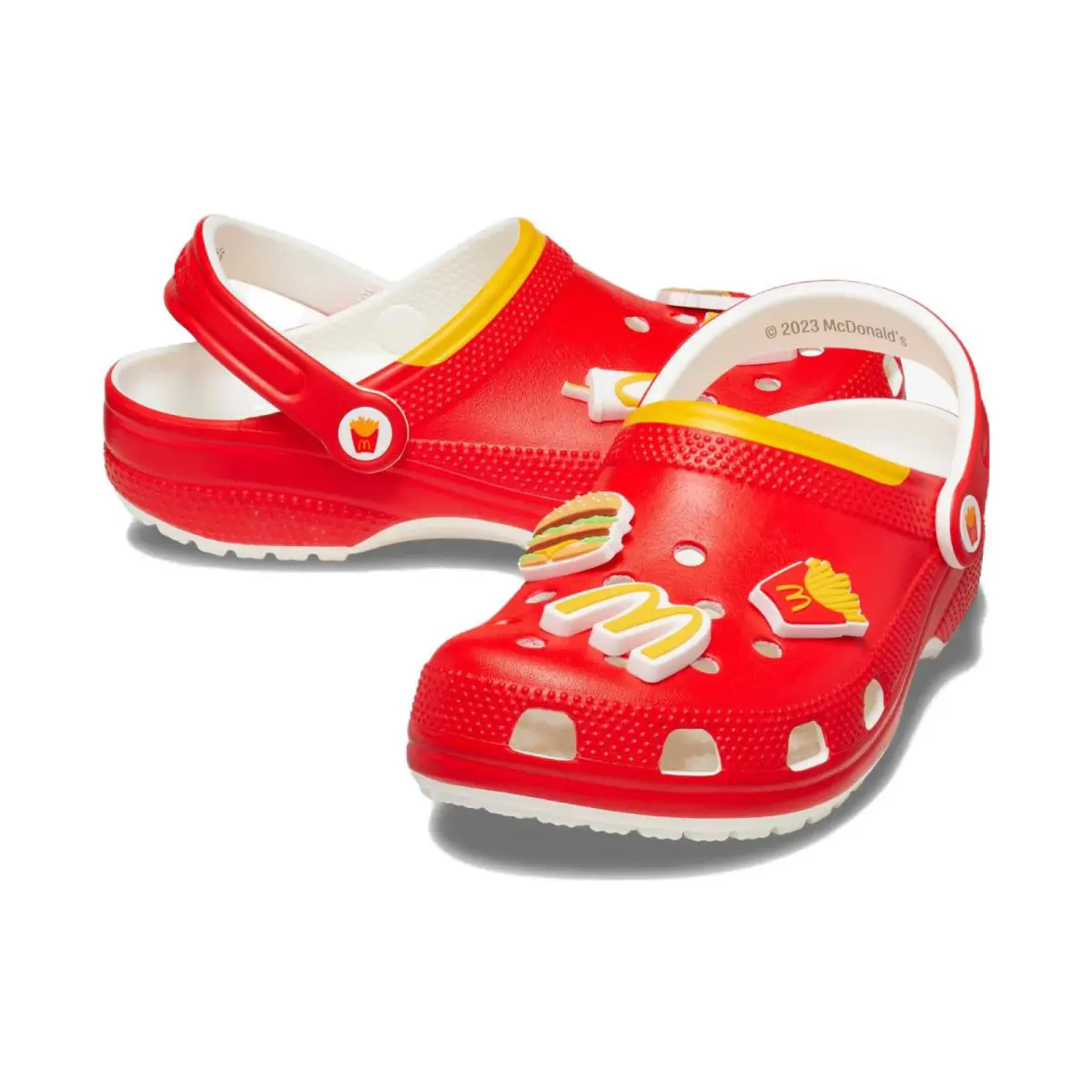 Crocs Classic 209858-90H Clog Men`s US 11 Red Mcdonald`s Casual Shoes JAX1245