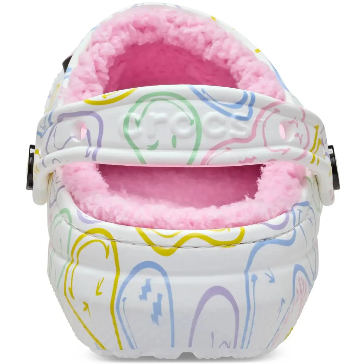 Crocs shoes - Crocs Smiley Classic Lined 211696-90H - 211696-90H - White 3