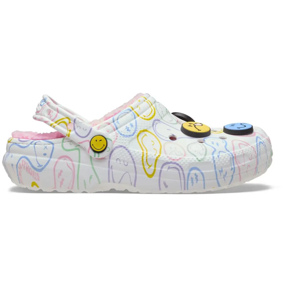 Crocs shoes - Crocs Smiley Classic Lined 211696-90H - 211696-90H - White 6