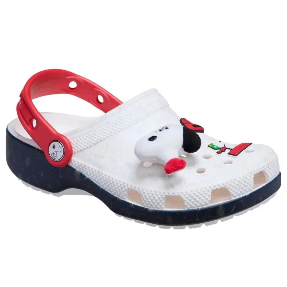 Crocs Peanuts Classic 211124-90H Clog Men`s US 13 White Round Toe Shoes JAX1207
