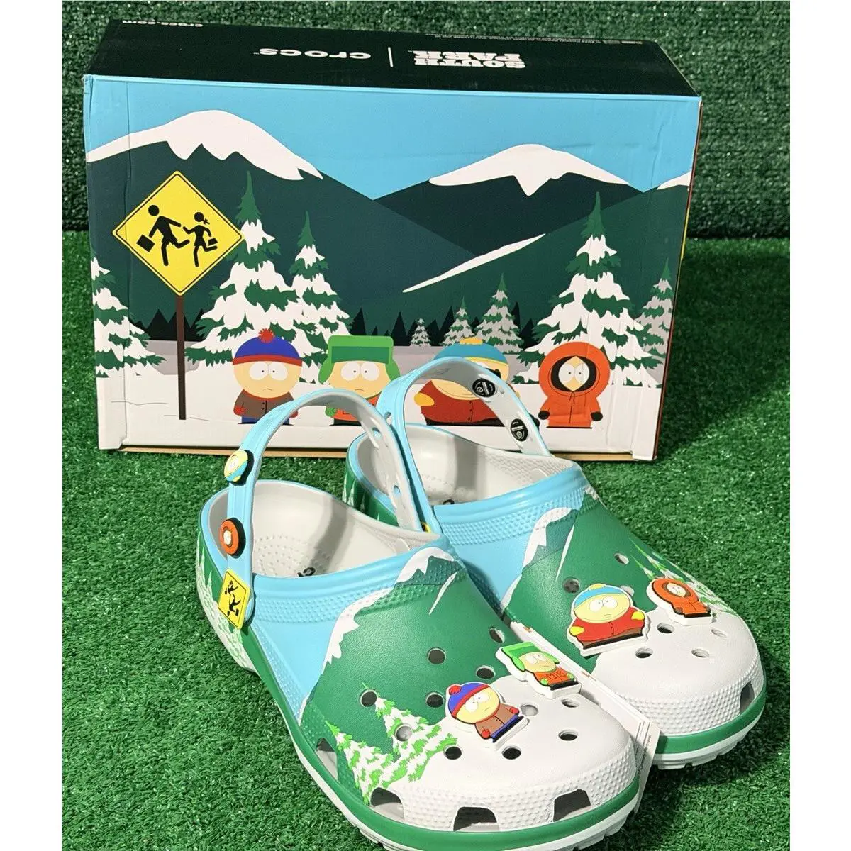 Crocs Adult South Park Multi Charm Classic Clogs Women`s 7 / Men`s 5