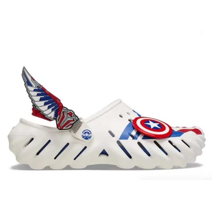 Crocs Marvel x Echo Clog `captain America` 209478 100 In Stock Men Size 6