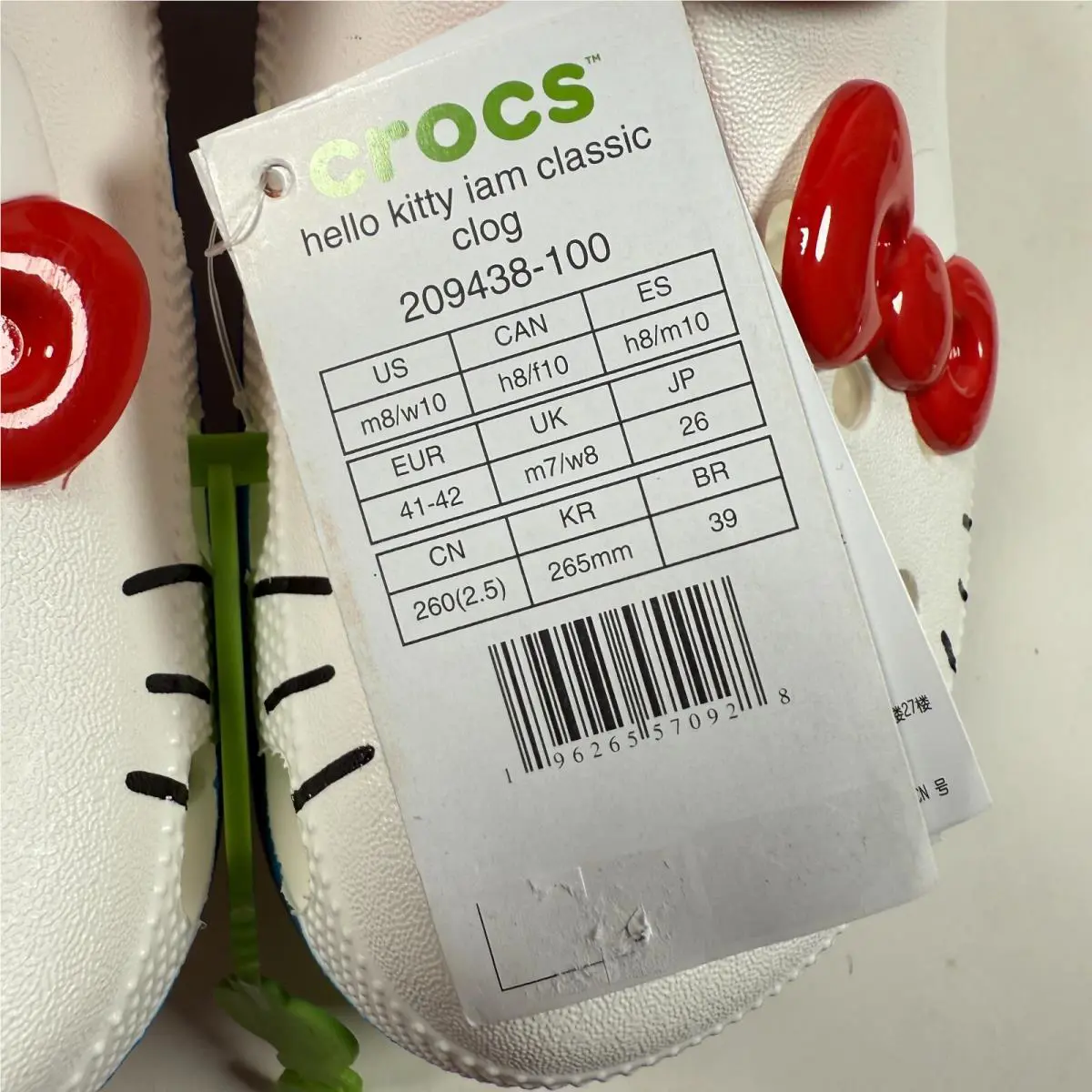 Crocs shoes - 209438-100-M10W12 - 209438-100-M10W12 - White - White (UPC: 196265570782) 0