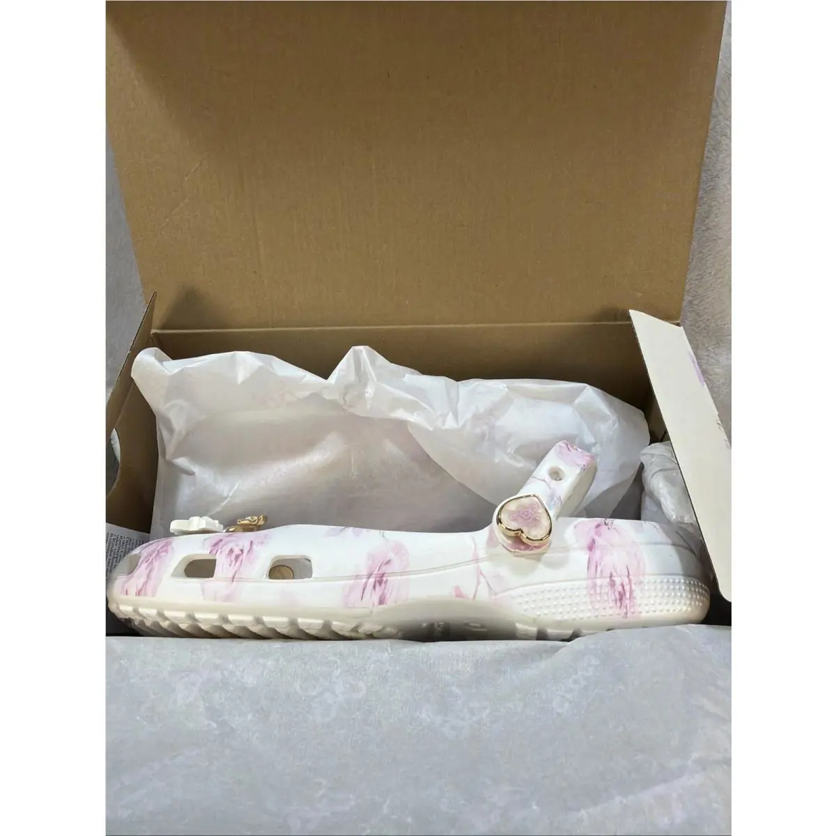 Crocs shoes - LoveShackFancy x Crocs - LoveShackFancy - White, Pink 0