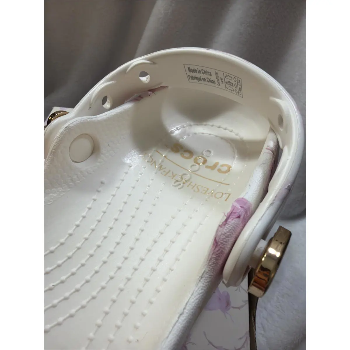 Crocs shoes - LoveShackFancy x Crocs - LoveShackFancy - White, Pink 3