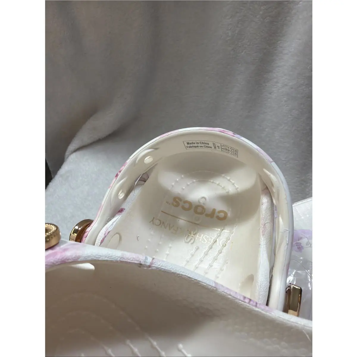 Crocs shoes - LoveShackFancy x Crocs - LoveShackFancy - White, Pink 4