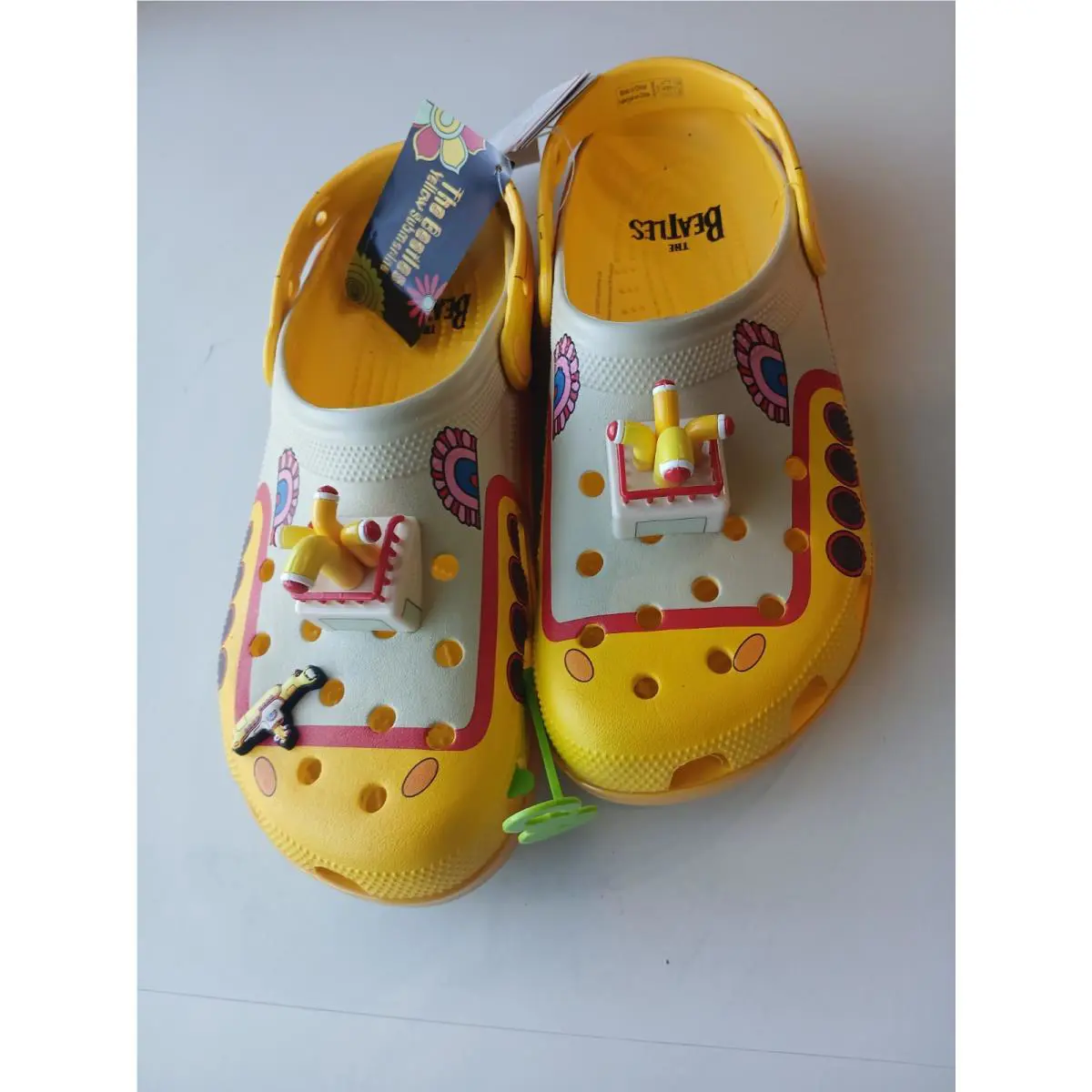 Crocs X Beatles Classic Clog • Yellow Submarine • Mens Size 12 IN Bag