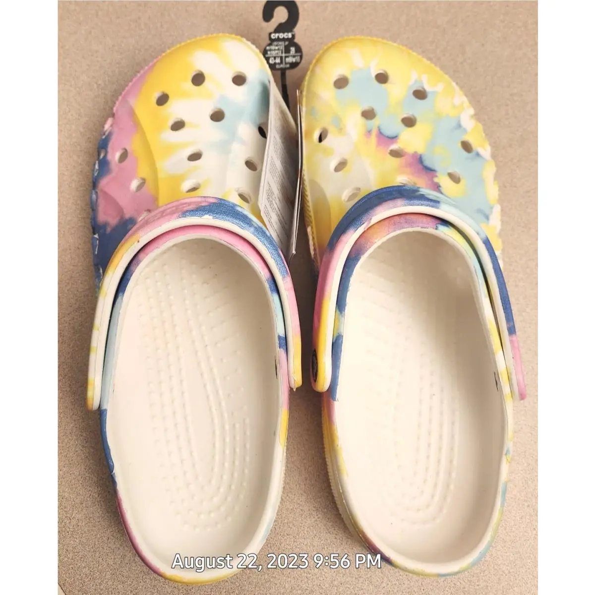 Crocs shoes - Crocs Classic Graphic - Classic Graphic - White Multicolor (UPC: 191448412866) 0