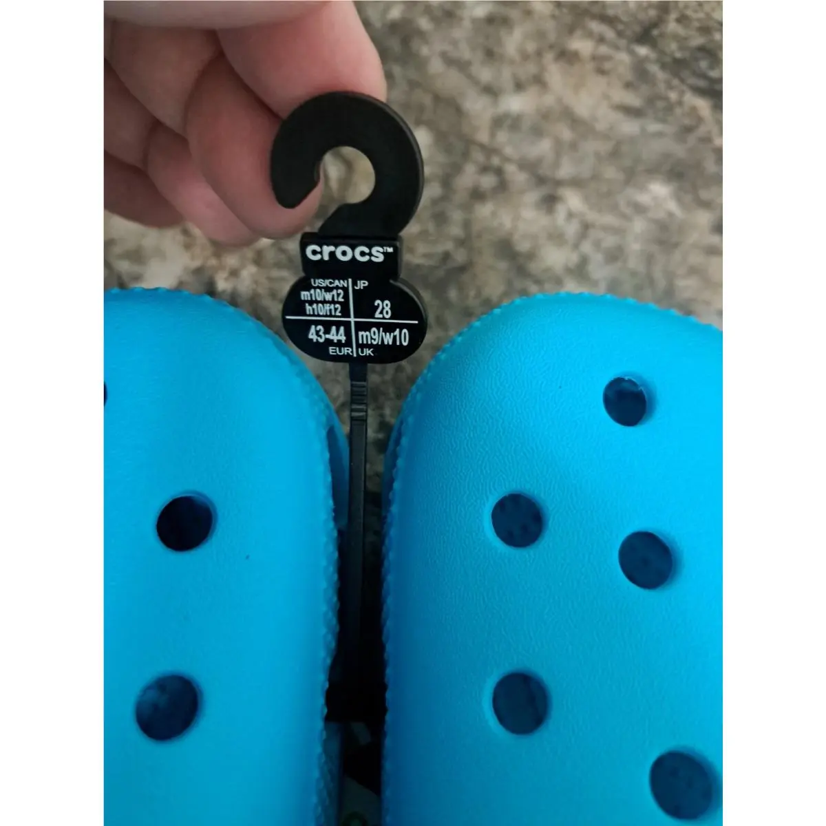 Crocs shoes - Crocs Classic - Classic - DIGITAL AQUA (UPC: 0191448650947) 2