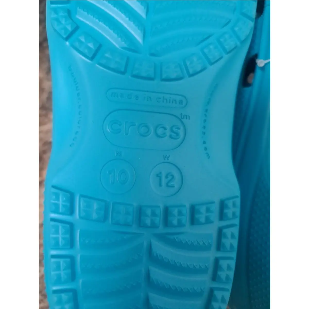 Crocs shoes - Crocs Classic - Classic - DIGITAL AQUA (UPC: 0191448650947) 4