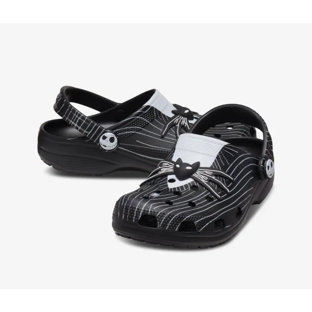 Crocs Nightmare Before Christmas Classic Clogs Mens Size 13 Black Rubber Slip On