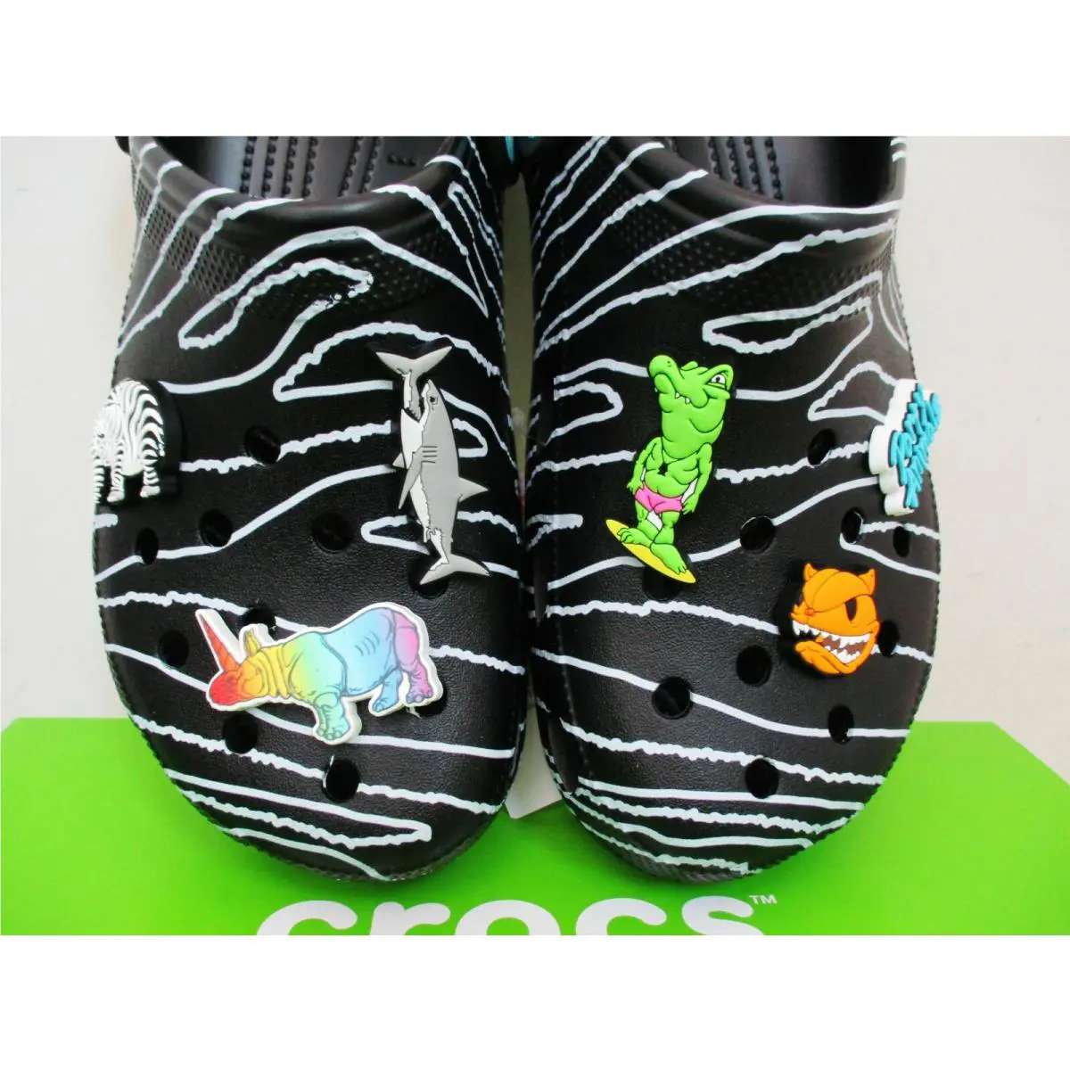 Crocs shoes - CROCS RON ENGLISH Party Animal - Black (UPC: 191448852686) 1