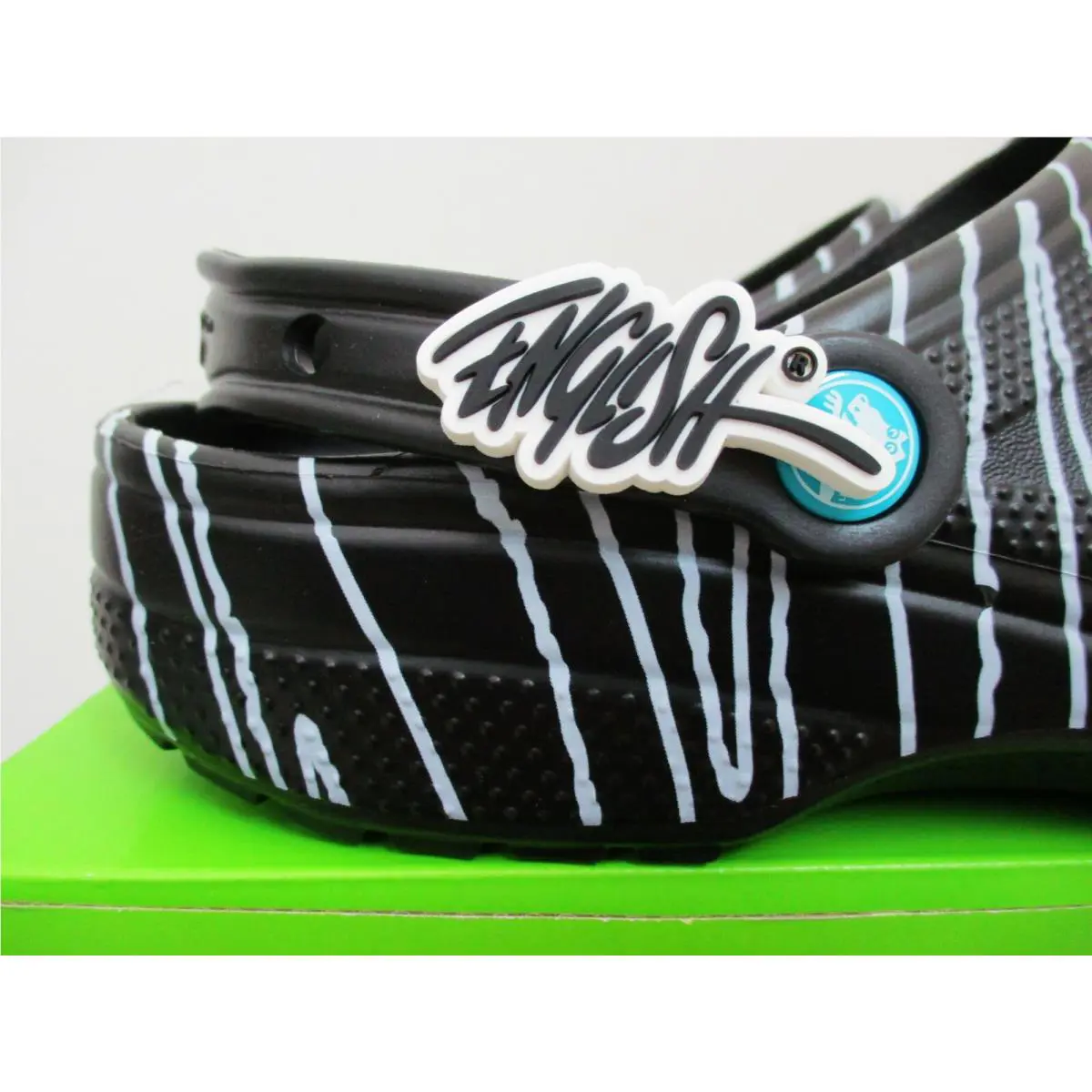 Crocs shoes - CROCS RON ENGLISH Party Animal - Black (UPC: 191448852686) 2
