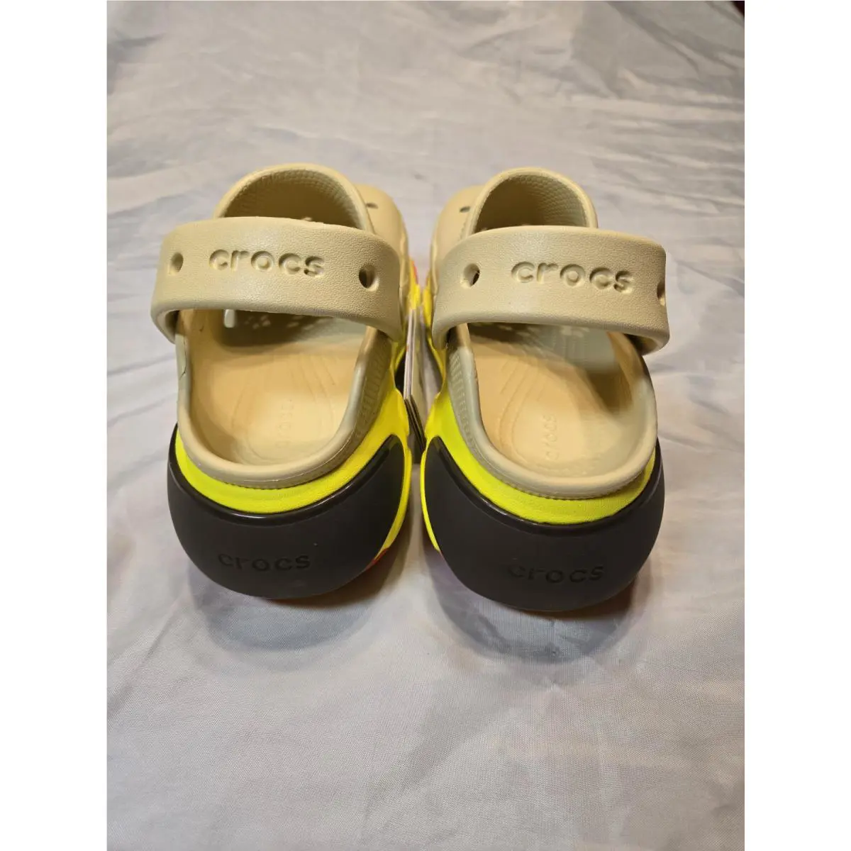 Crocs shoes - crocs bubble crush - bubble crush - 210061 - tan, orange, yellow, brown 5