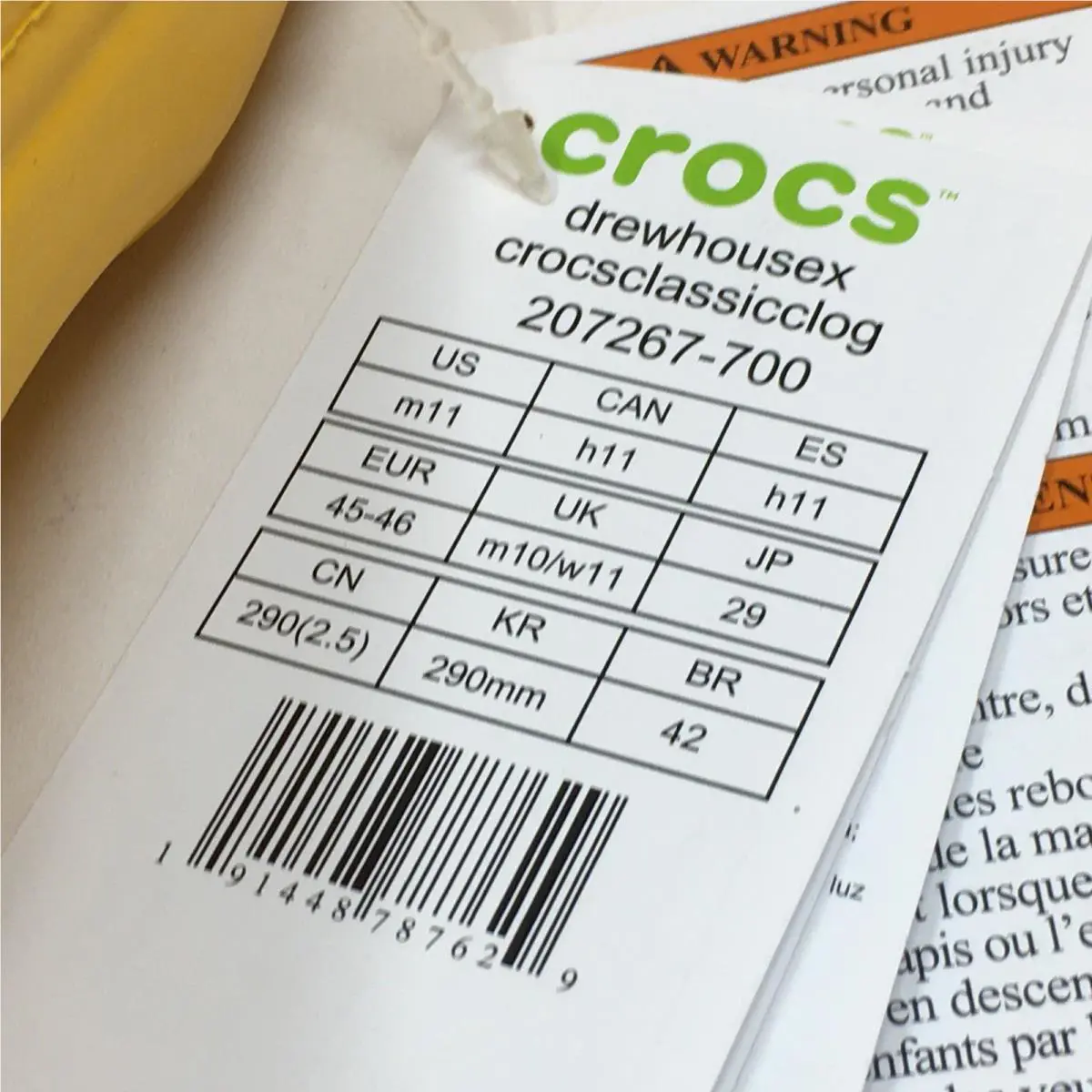 Crocs shoes - Classic Clog - Classic Clog - Yellow 1