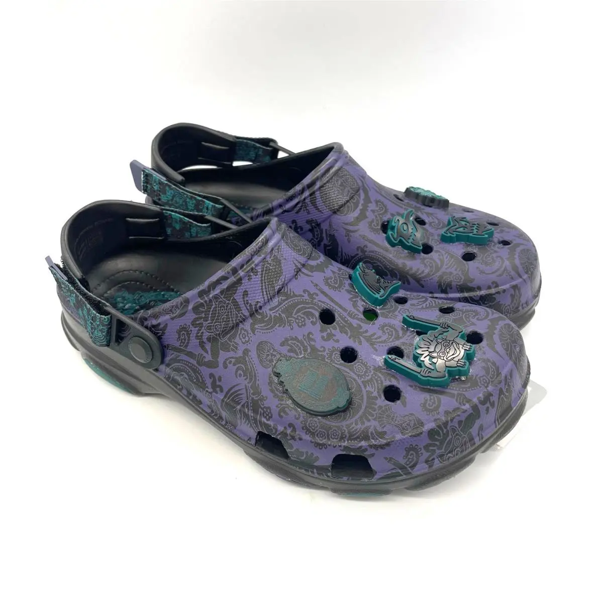Disney Haunted Mansion Crocs Unisex Clogs Men`s Size 8 Women`s Size 10