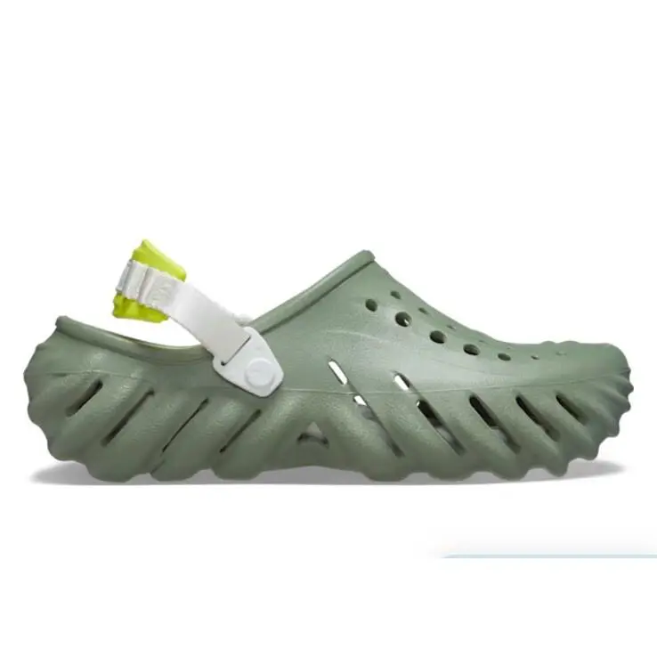 Crocs Echo Clogs Sandals Shoes Sport Mode Aloe Green Men`s Size 6 207937-3UA