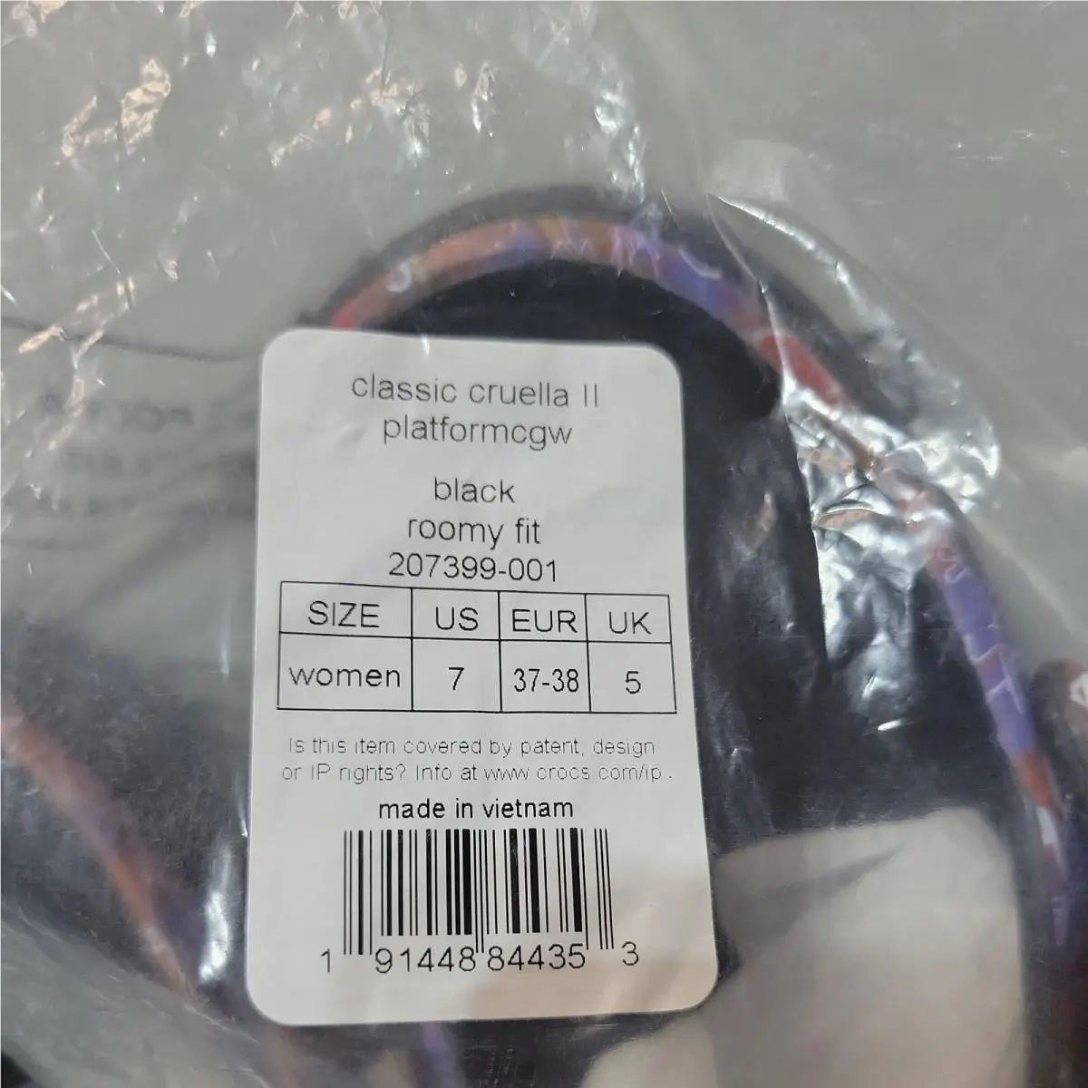 Crocs shoes - Cruella II - Cruella - 207399 001 - Multicolor (UPC: 191448844353) 0