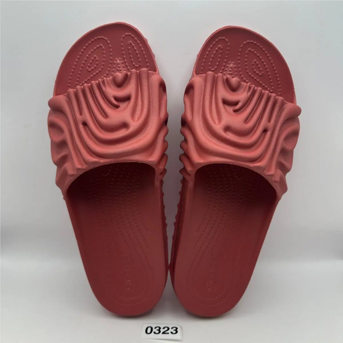 Crocs x Salehe Bembury Men`s 12 Pollex Slide 208685-6ZN Guppy Red