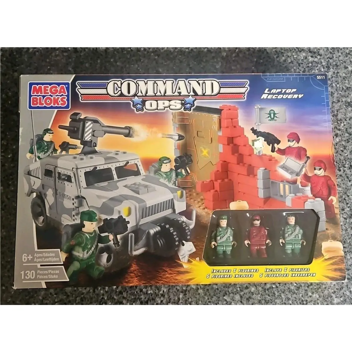 Mega Bloks Command Ops 5511 Laptop Recovery 2003