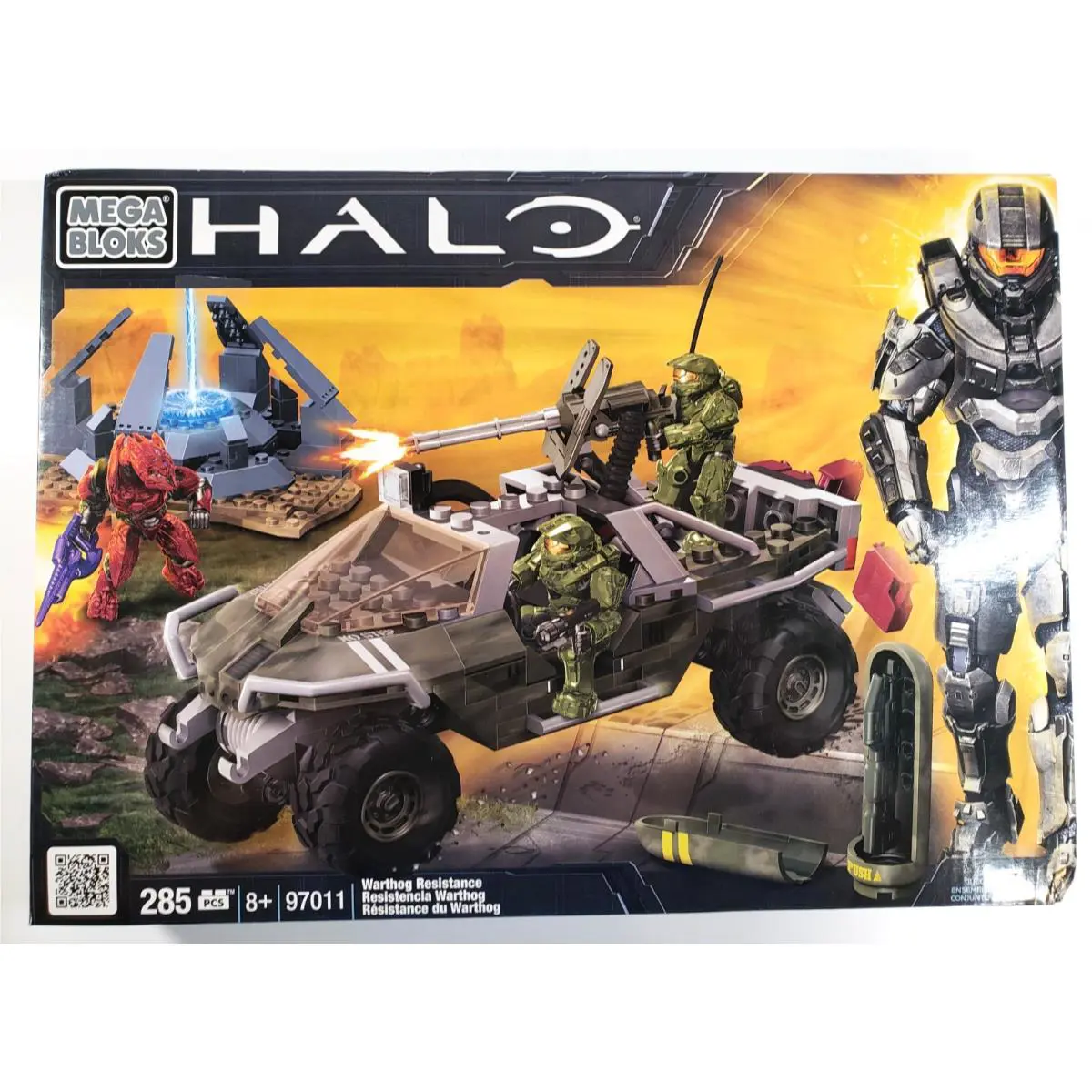 Mega Bloks Halo: Warthog Resistance 97011 285 Pcs Building Toy Set 2012