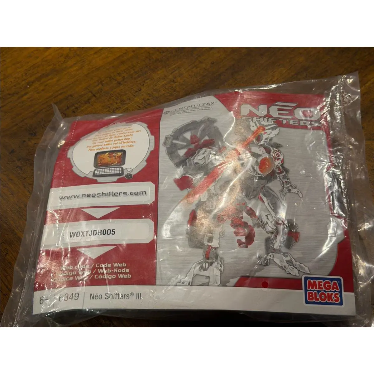 Mega Bloks Neo Shifters 6349 Centar Zax Action Figure