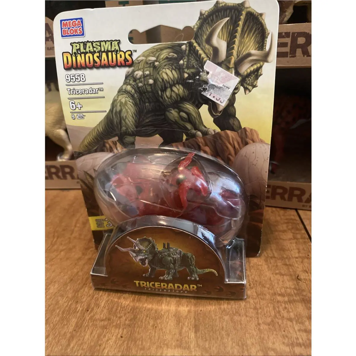 Nip Mega Bloks Plasma Dinosaurs 9558 Triceradar Triceratops 2006