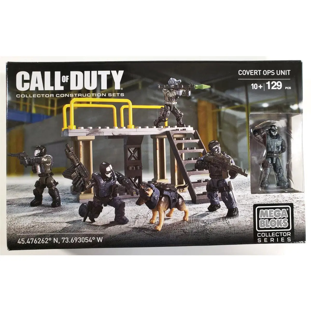 Mega Bloks Call of Duty Covert Ops Unit CNF14 129 Pcs Collector Series Set