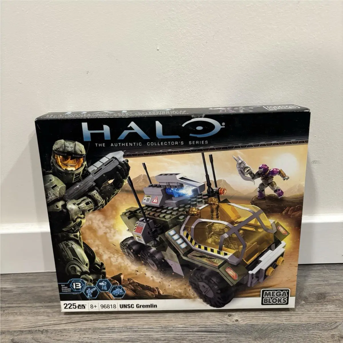 Halo Mega Bloks Unsc Gremlin Set 96818 Vehicle Mini Figures Complete