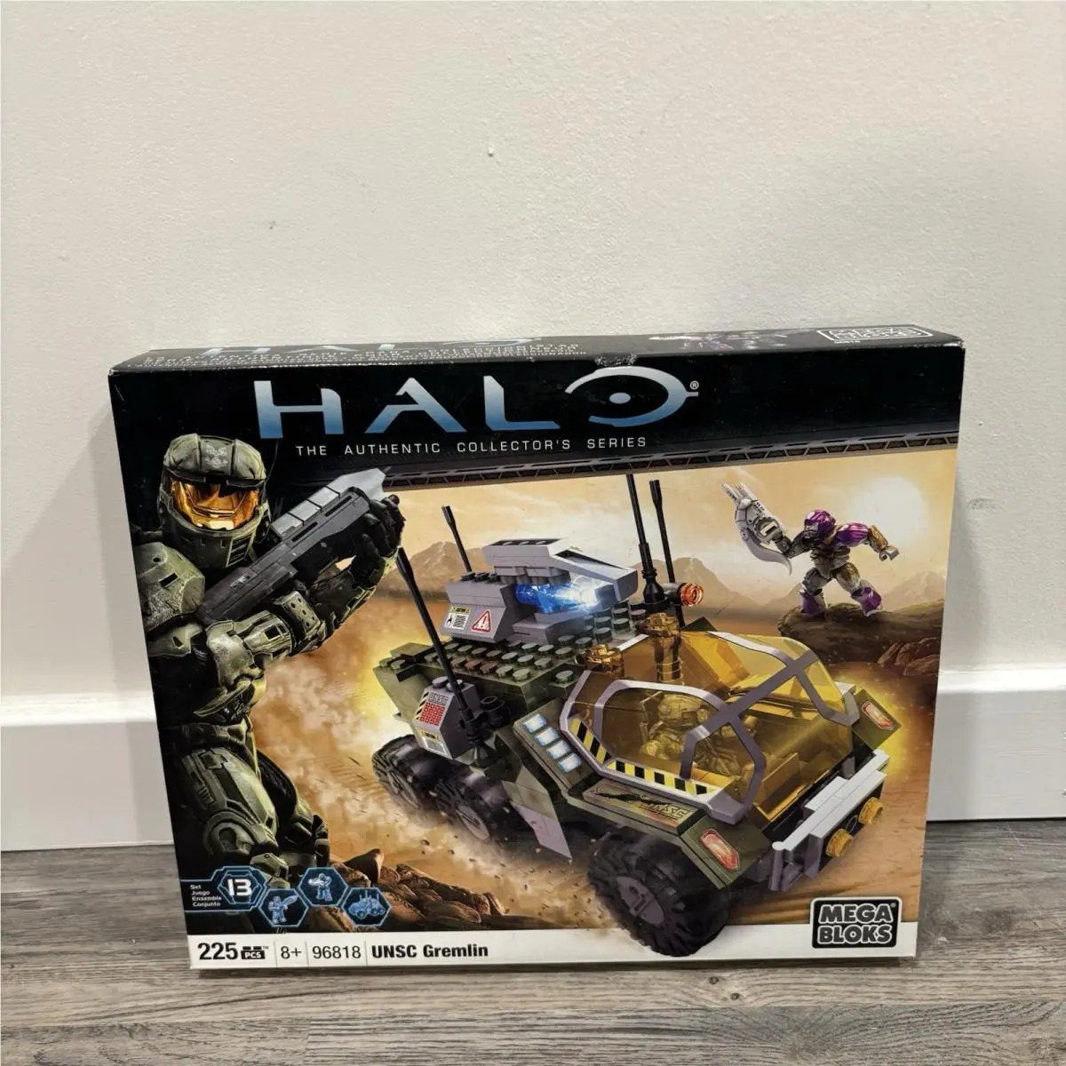 Halo Mega Bloks Unsc Gremlin Set 96818 Vehicle Mini Figures Complete