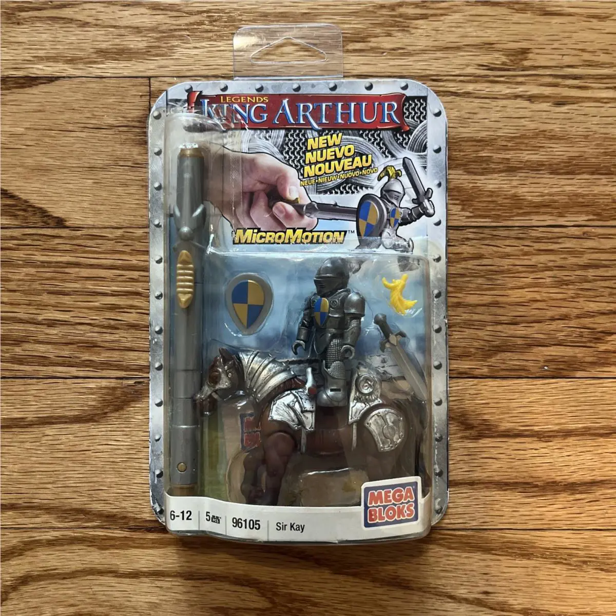 Mega Bloks Sir Kay 96105 Rare King Arthur Knight Micro Motion