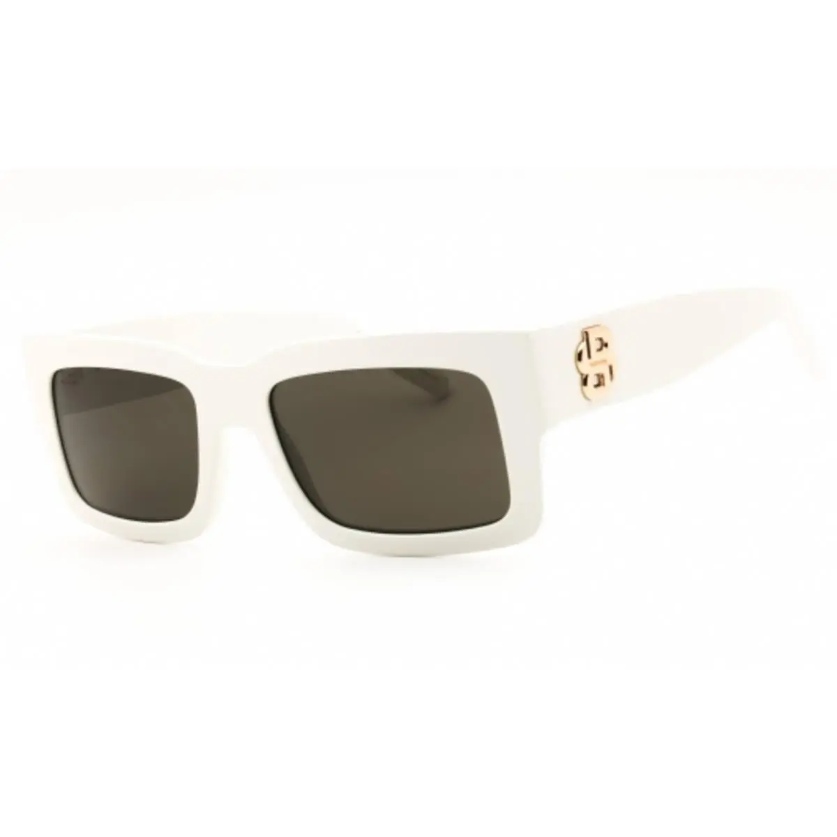 Women`s Sunglasses Rectangular White Plastic Frame 1654/S 0VK6 IR by Hugo Boss