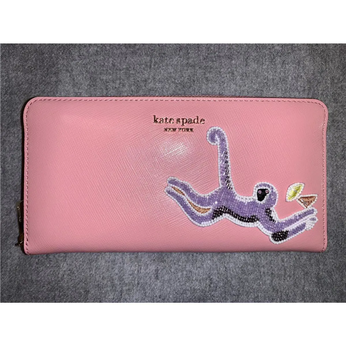 Kate Spade Safari Zip Around Continental Clutch Wallet