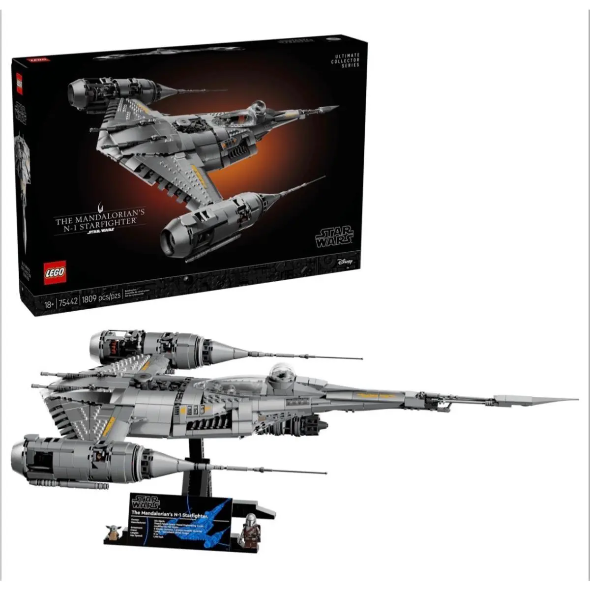 Lego Star Wars 75442 Mandalorian`s N-1 Starfighter Ucs