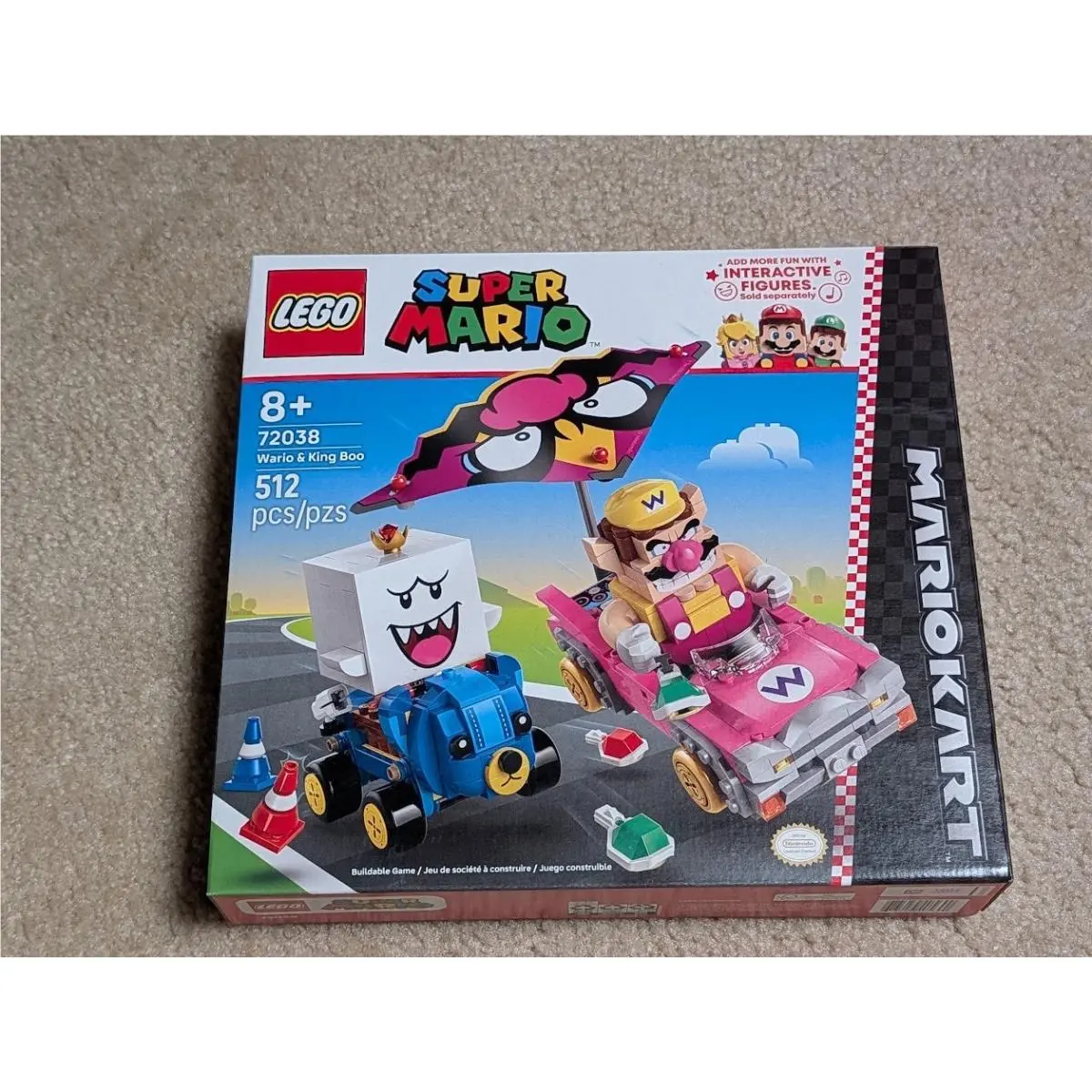 Lego Super Mario Mario Kart - Wario King Boo Set 72038