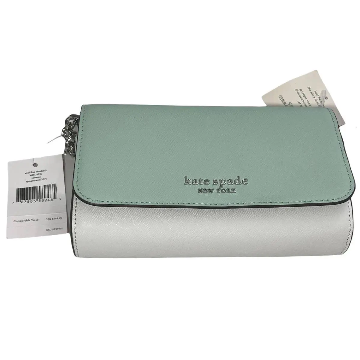 Kate Spade Cameron Small Flap Crossbody Phone Case Wallet Spring Meadow