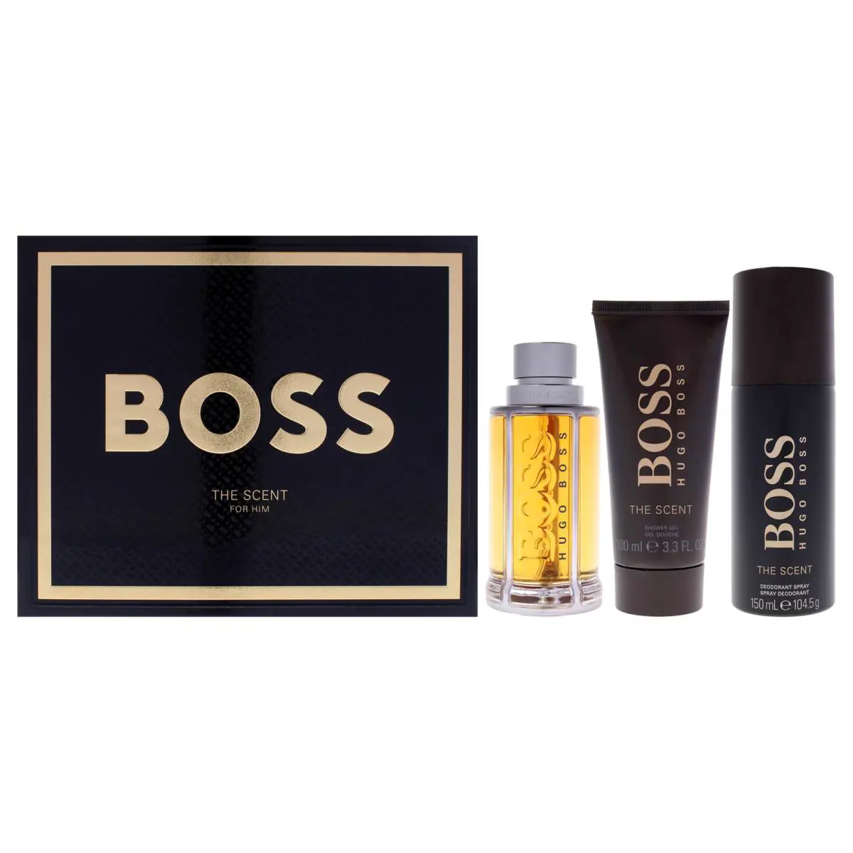 Boss The Scent by Hugo Boss For Men-3 Pc Gift Set